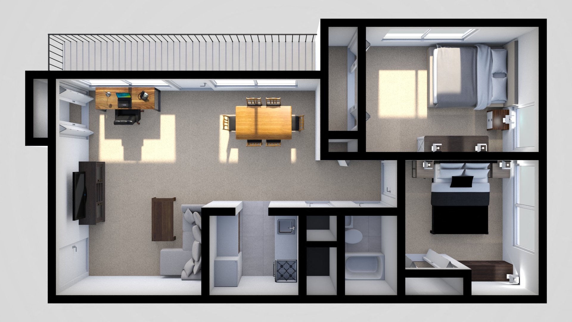 Suite A Floorplan